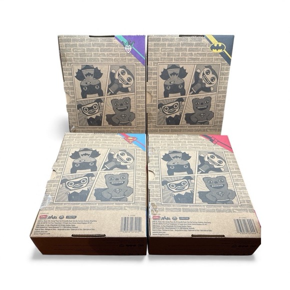 ZURU Fuggler DC Superhero Complete Set Batman Superman Joker Harley Quinn - Picture 4 of 5